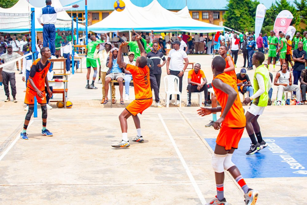 Winning Team Celebrating in School Tournament